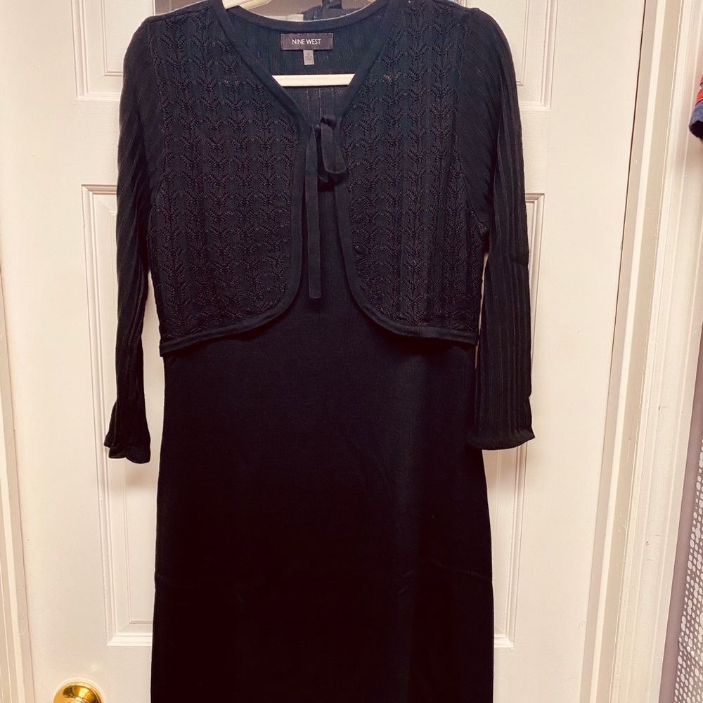 Nine West medium, black sweater dress.